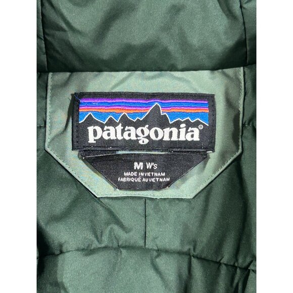 Patagonia Womens Hemlock Green Insulated Powder Town Jacket  Snowboard Sz M 3049 - Picture 7 of 14